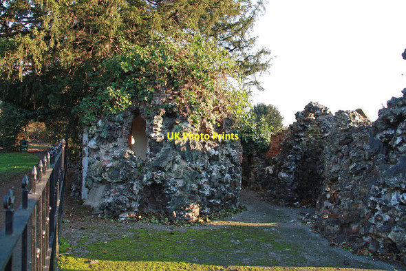 Photo 6"x4" Cedars Park, Waltham Cross - Ruins Cheshunt c2011 P1