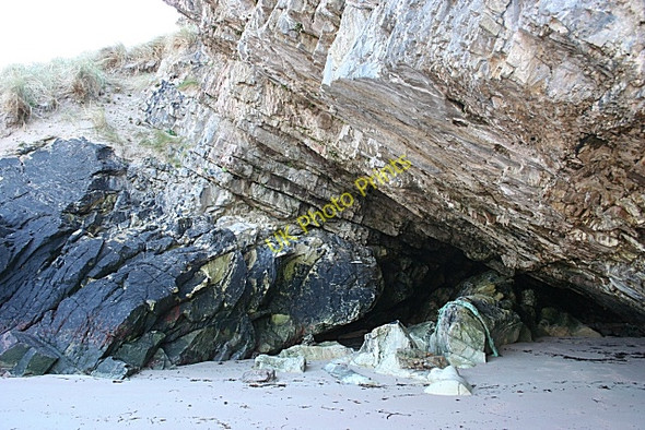 Photo 6"x4" Cave at Tr\u00c3\u00a0igh na h-Uamhag Leirinmore c2008