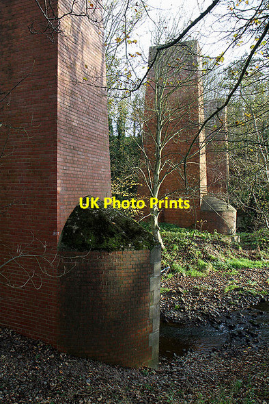 Photo 6"x4" Piers at Eyemouth Viaduct Eyemouth c2011 P1