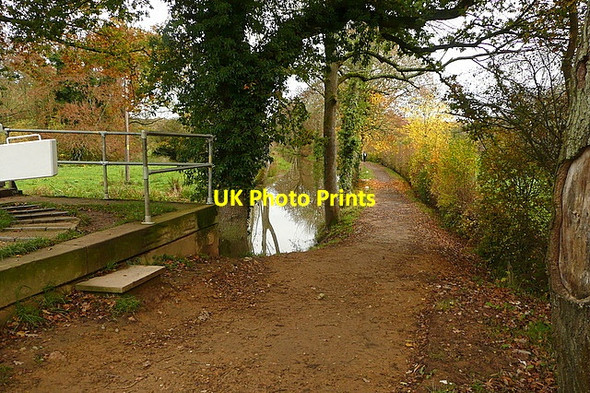 Photo 6"x4" Towpath by Brewhurst Lock Loxwood c2010 P1