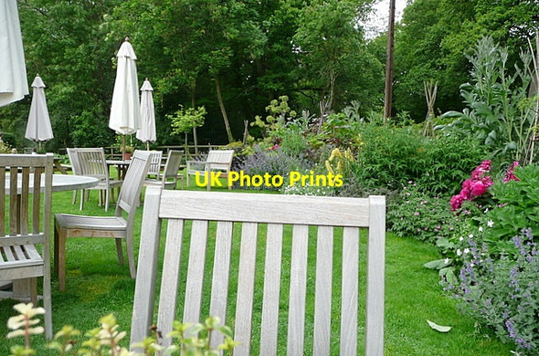 Photo 6"x4" Garden of the Wellington Arms Baughurst c2011