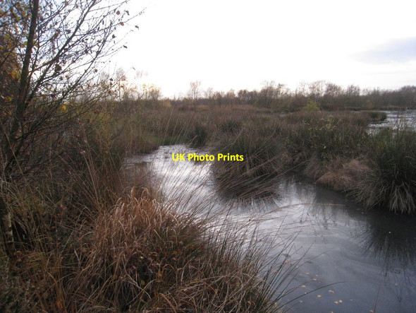 Photo 6"x4" Former peat workings on Thorne Waste (2) Windsor\/SE7612 c2011