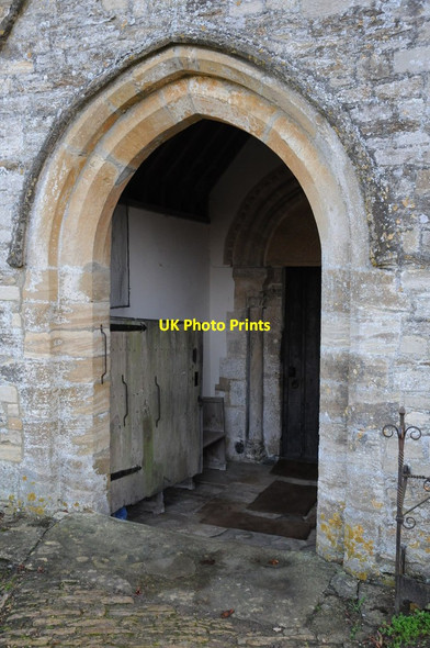 Photo 6"x4" Porch to Southrop church Fyfield\/SP2003 c2011