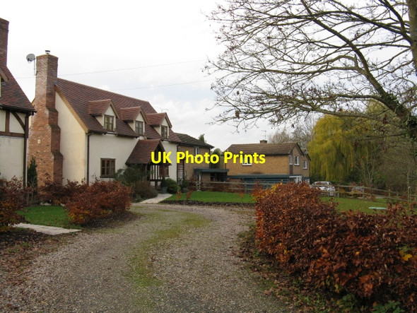 Photo 6"x4" Stocks Cottages, looking north Grittlesend c2011