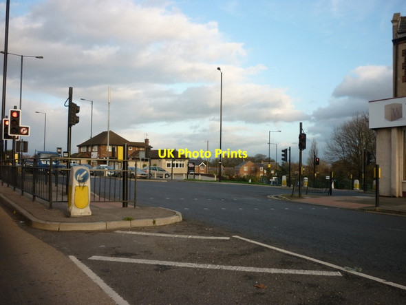 Photo 6"x4" The junction of the A630 and B6376 at Warmsworth Warmsworth c2011