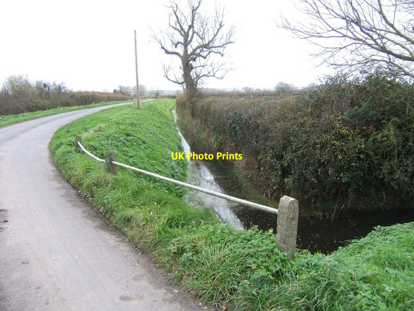 Photo 6"x4" A junction of rhines Nupdown c2011