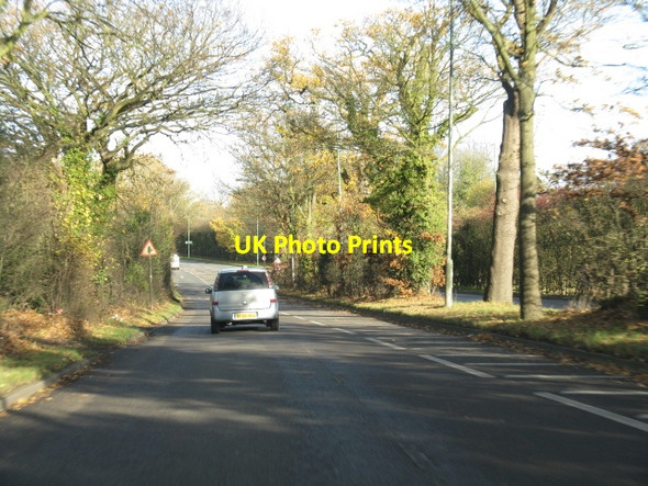 Photo 6"x4" Damson Parkway approaching Old Damson Lane junction Elmdon\/SP1783 c2011