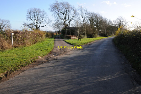 Photo 6"x4" Entrance to Ashgrove Farm Winstone c2011