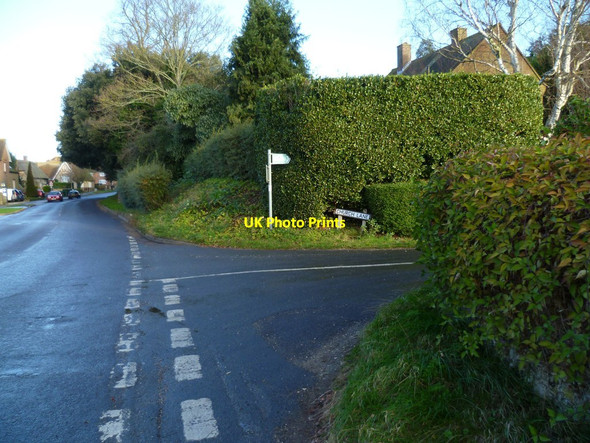 Photo 6"x4" The Street in Boxgrove with the junction at Church Lane Boxgrove c2011