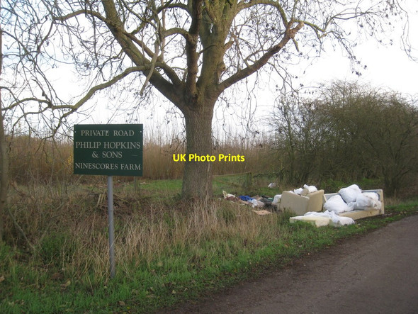 Photo 6"x4" Fly-tipping and the entrance to Ninescores Farm Blaxton\/SE6700 c2011