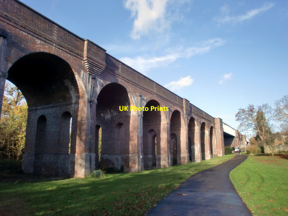 Photo 6"x4" Viaduct, Arnos Park, London N11 Friern Barnet c2011 P1