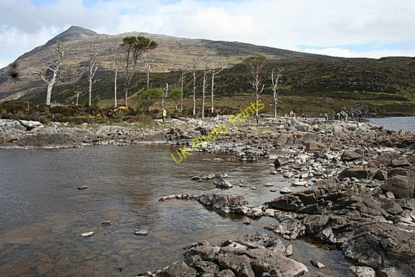 Photo 6"x4" Loch Assynt Island Loch Assynt c2008
