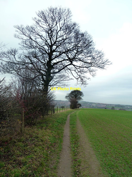 Photo 6"x4" Footpath between Elsecar and Wentworth Cortworth c2011