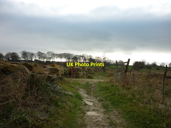Photo 6"x4" Deep Lane, towards Clayton Scholemoor c2011 P1