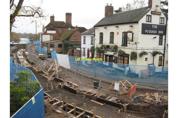 Photo 6"x4" Flood barrier work, Upton-upon-Severn Upton upon Severn c2011