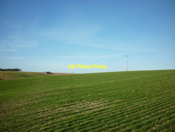 Photo 6"x4" The Wolds Way at Folkton Wold Fordon c2011