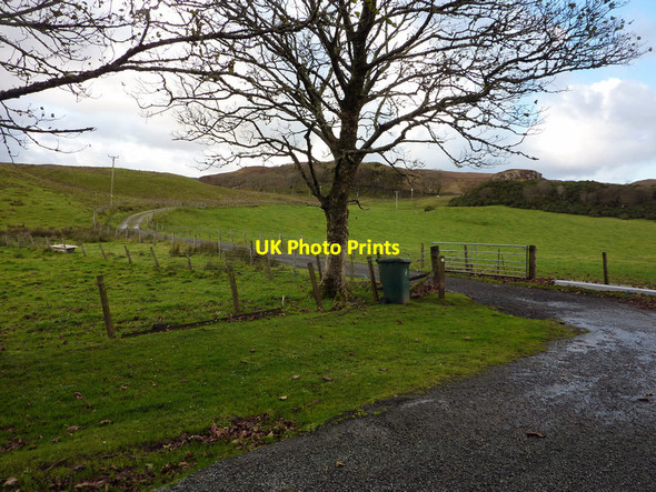 Photo 6"x4" Track through enclosed fields near the Greshornish House Hotel Kildonan\/NG3554 c2011