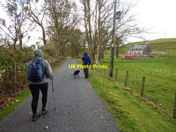 Photo 6"x4" The road from Greshornish House Hotel Kildonan\/NG3554 c2011
