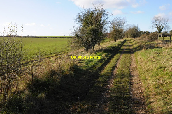 Photo 6"x4" Restricted byway near Duntiosbourne Abbots Duntisbourne Abbots c2011
