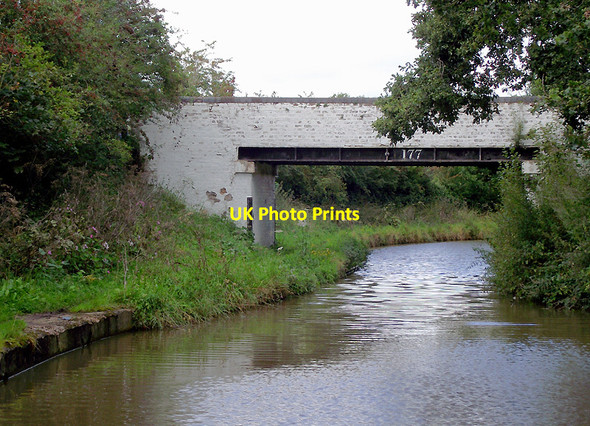 Photo 6"x4" Bridge No 177 near Bostock Green, Cheshire Middlewich c2011