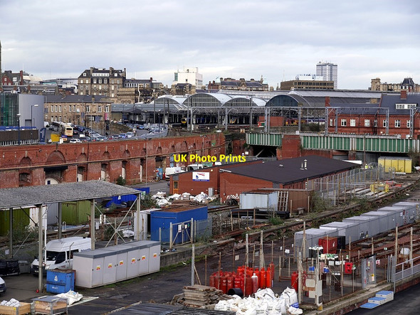 Photo 6"x4" Forth Banks Goods Yard & west end of Central Station Newcastle upon Tyne c2011