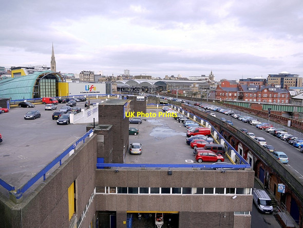 Photo 6"x4" Rooftop car park, Self Storage Warehouse, Forth Street Newcastle upon Tyne c2011