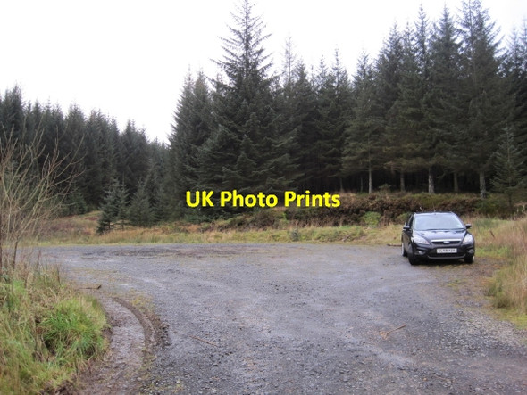 Photo 6"x4" Elm Fell Car Park Butteryhaugh c2011