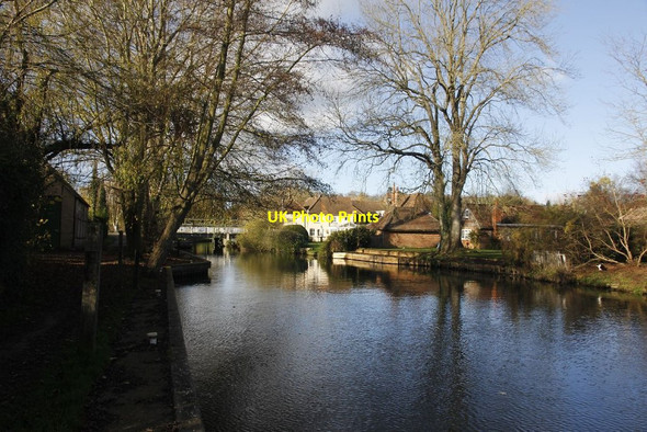 Photo 6"x4" Moorings near the bridge Woolhampton c2011