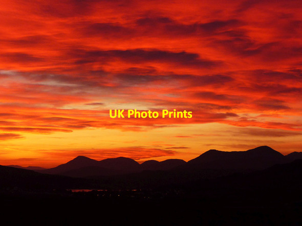 Photo 6"x4" Sunrise over Portree Achtalean c2011
