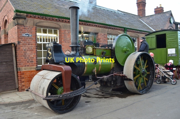 Photo 6"x4" Aveling and Porter Steam Roller Leicester c2011