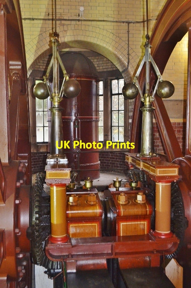 Photo 6"x4" Abbey Pumping Station - Beam Engines Leicester c2011 P1