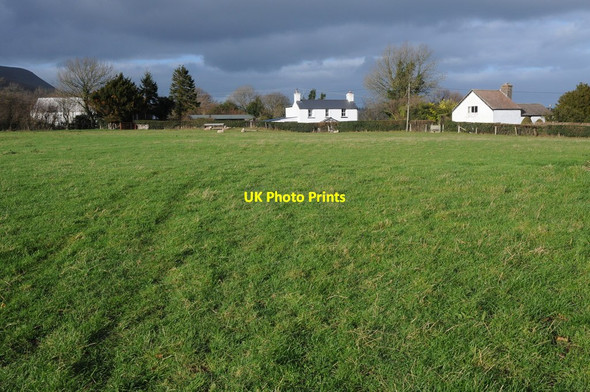 Photo 6"x4" Houses at Llanveynoe Llanveynoe c2011