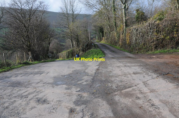 Photo 6"x4" Road junction near Llanveynoe Llanveynoe c2011
