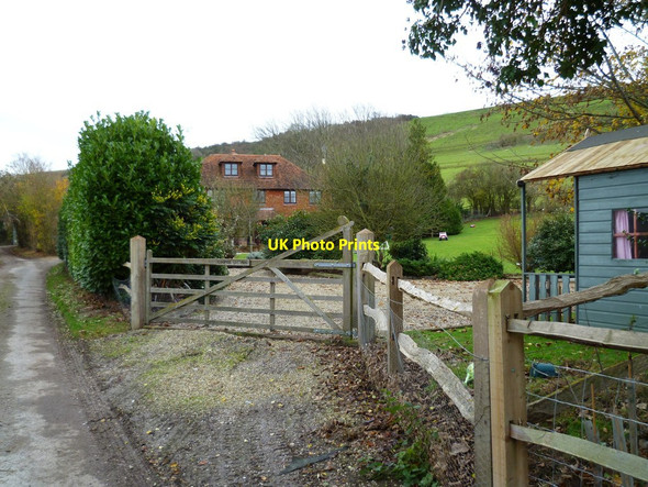 Photo 6"x4" Cottage on Coombe Lane Burpham\/TQ0408 c2011