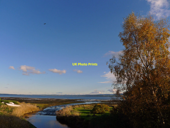 Photo 6"x4" Where the Avoch Burn enters the Moray Firth Fortrose c2011