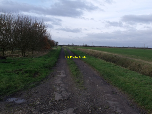 Photo 6"x4" Track towards the A16 near Northlands Northlands\/TF3453 c2011
