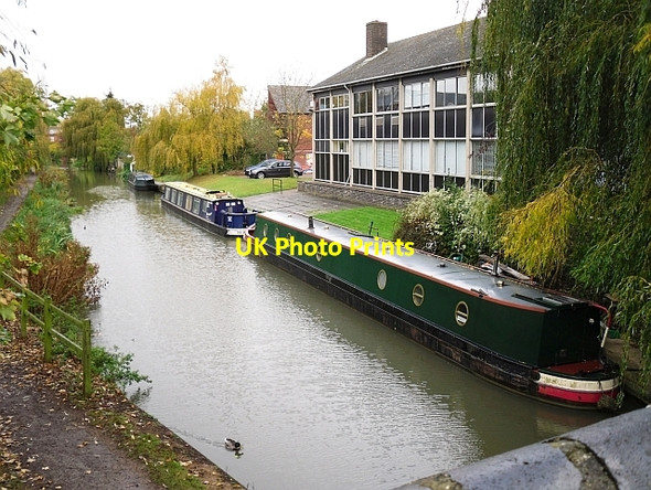 Photo 6"x4" Narrowboats moored by Aristotle Bridge Oxford\/SP5106 c2011