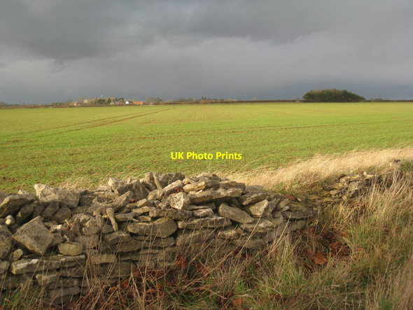 Photo 6"x4" View towards New England Farm Wellingore c2011
