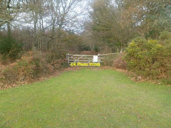 Photo 6"x4" Burley New Inclosure, gate Burley Lawn c2011