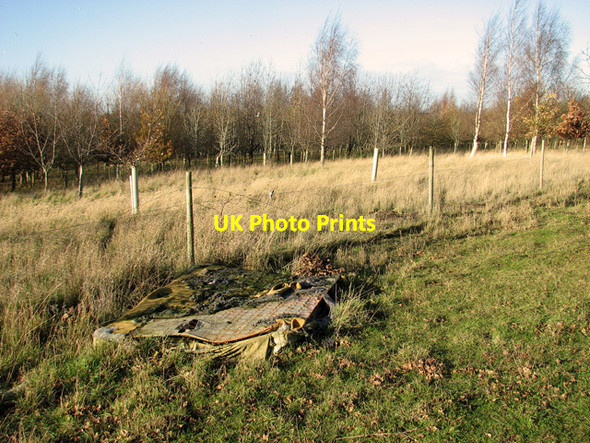 Photo 6"x4" Flytip beside the track, Feltwell Methwold c2011