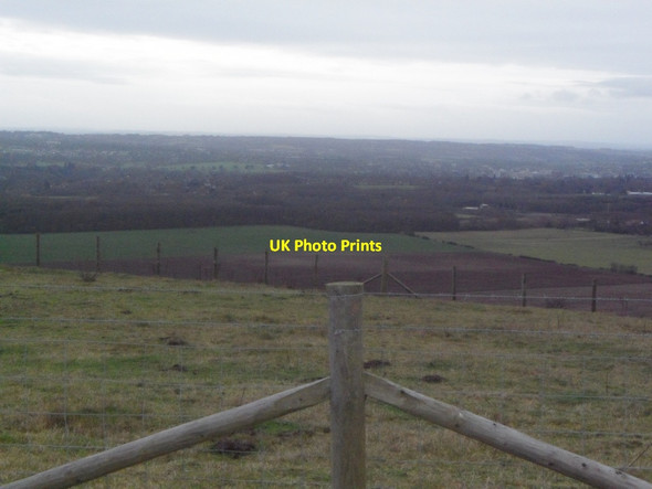 Photo 6"x4" View from White Horse Country Park Detling c2011