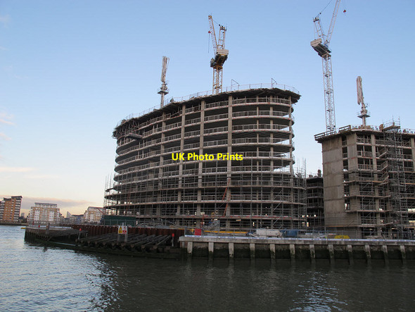Photo 6"x4" Greenwich Reach East - well under way (1) Deptford\/TQ3677 c2011