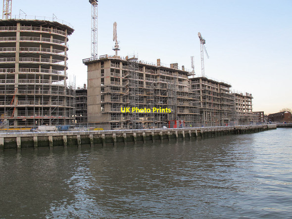 Photo 6"x4" Greenwich Reach East - well under way (2) Deptford\/TQ3677 c2011