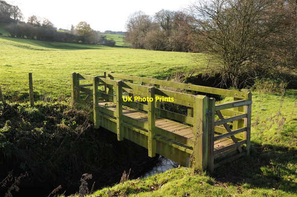 Photo 6"x4" Footbridge near Llansoy Llansoy c2011