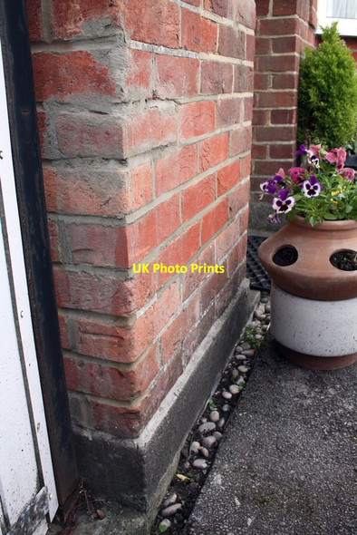 Photo 6"x4" Benchmark on #26 Hinchliffe Road Poole\/SZ0191 c2011