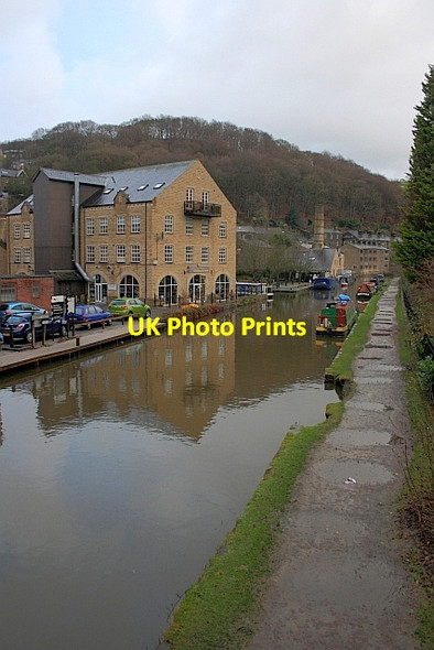 Photo 6"x4" Rochdale Canal Hebden Bridge c2011