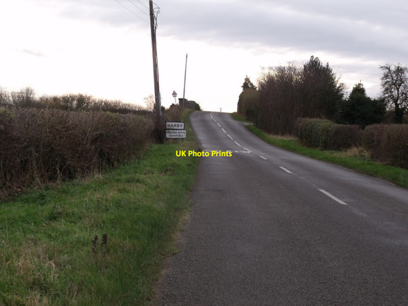 Photo 6"x4" Station road enters Harby Harby\/SK8770 c2011