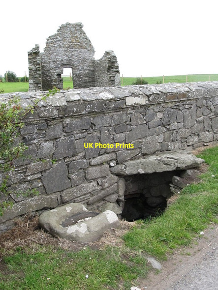 Photo 6"x4" Balluna and Holy Well at St John's Point Church Killough c2011