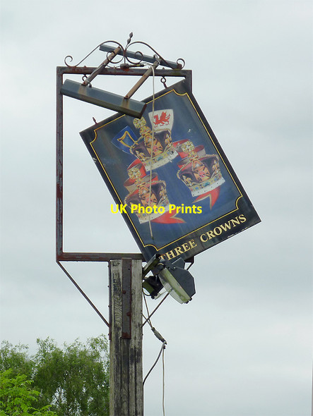 Photo 6"x4" Derelict sign to derelict pub, Walsall Aldridge c2011
