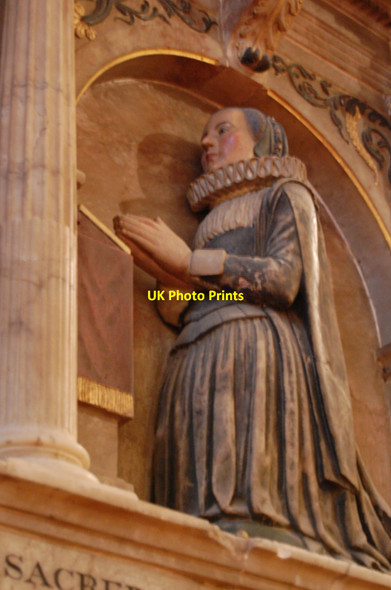 Photo 6"x4" Elizabeth Rivers (nee Barne) Hadlow Church Golden Green c2011